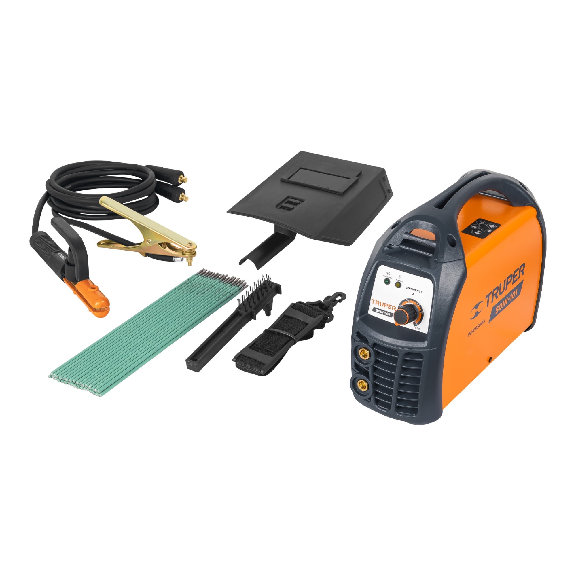 Soldador Inversor De 100 A Con Accesorios Trab Pesado 127V